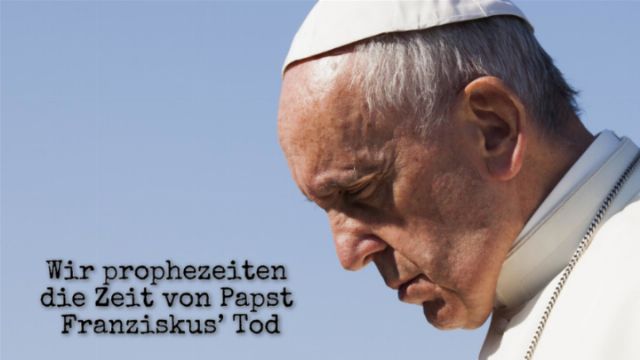 Wir prophezeiten die Zeit von Papst Franziskus’ Tod Öffnet ein neues Fenster mit dem Video.